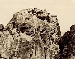 Историческая фотография монастыря Святого Варлаама, Метеоры
